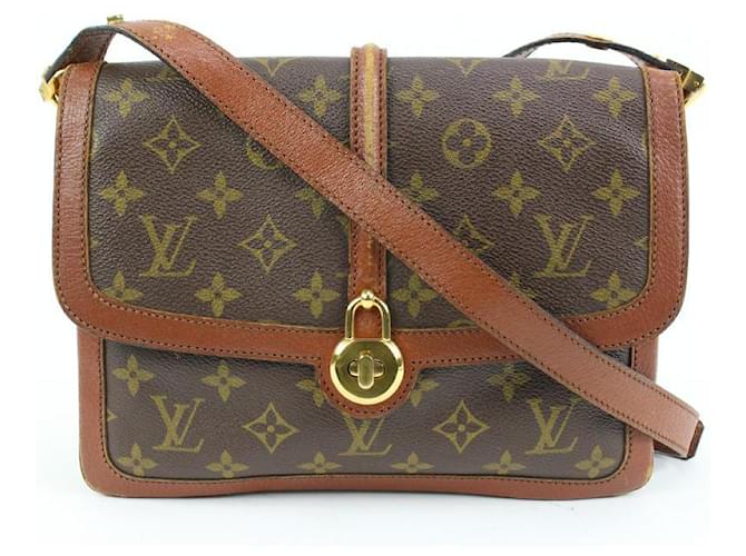 Louis Vuitton 1970's Monogram Sac Vendome Shoulder Bag Leather  ref.647646