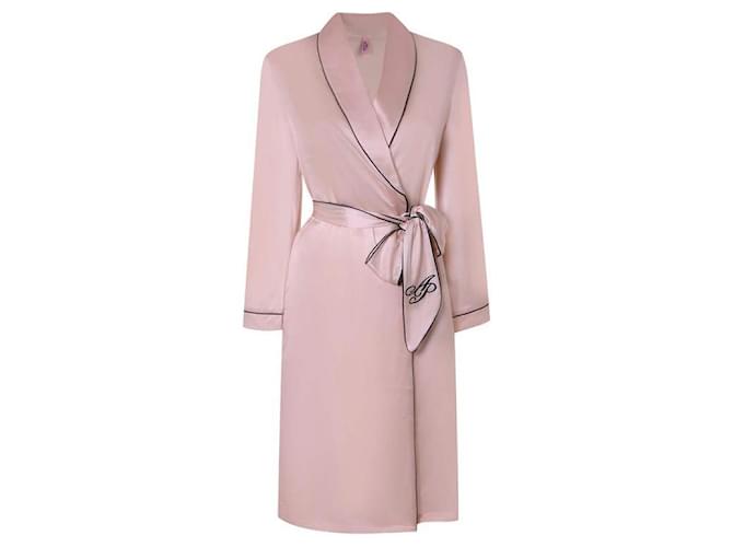 Agent Provocateur Classic PJ  Dressing Gown Pink Silk  ref.647662