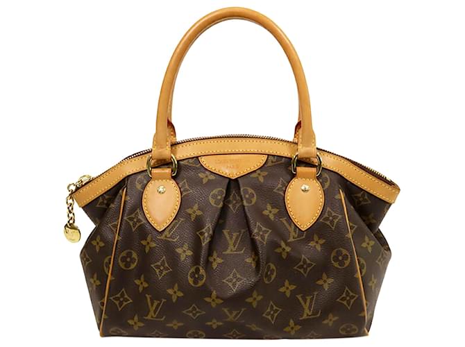 Louis Vuitton Tivoli PM bag, Monogram Canvas. Brown Cloth ref