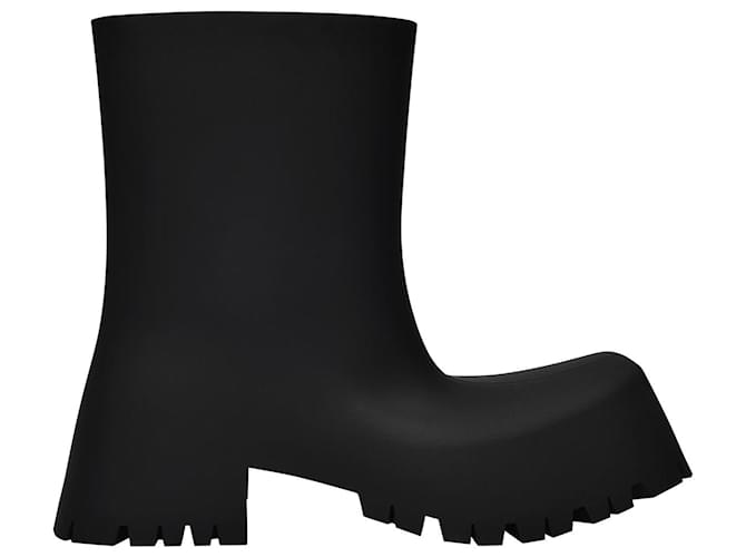 Balenciaga Trooper Boots in Black Rubber  ref.647891