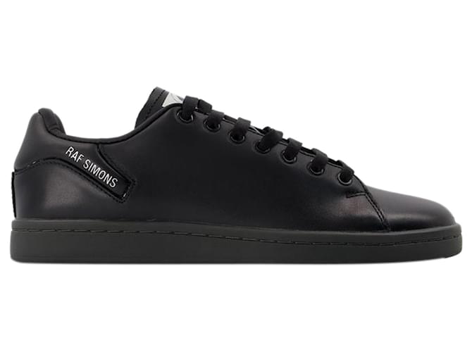 Raf Simons Orion Sneakers aus schwarzem Leder  ref.647913