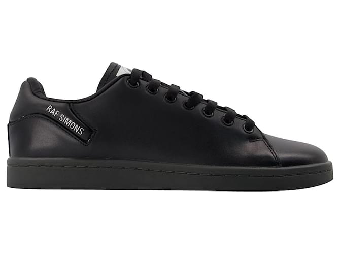 Raf Simons Orion Sneakers aus schwarzem Leder  ref.647914