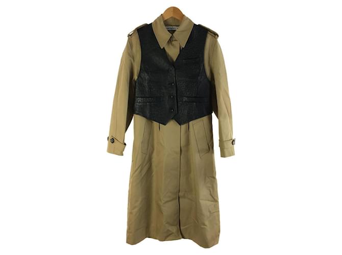 Alexander Wang Trench coats Beige Cotton  ref.648189