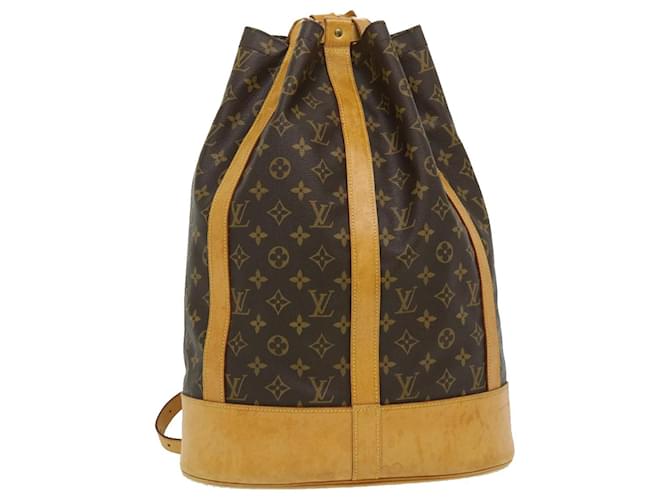 LOUIS VUITTON Monogram Randonnee GM bolsa de ombro M42244 LV Auth pt4484 Lona  ref.648424