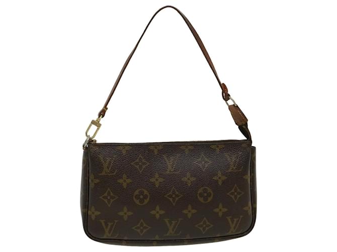 LOUIS VUITTON Monogram Pochette Accessoires Pouch M51980 LV Auth rd2754 Lona  ref.648511