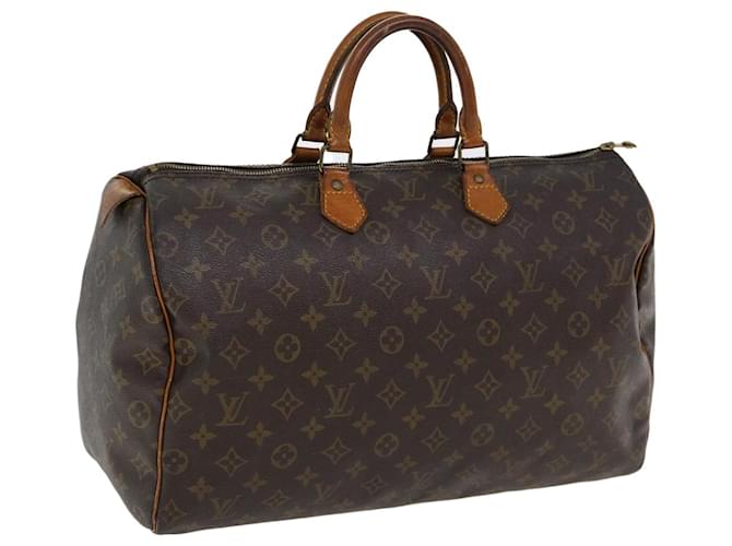 Louis Vuitton Monogram Speedy 40 Hand Bag M41522 LV Auth pt4449 Cloth  ref.648518 - Joli Closet