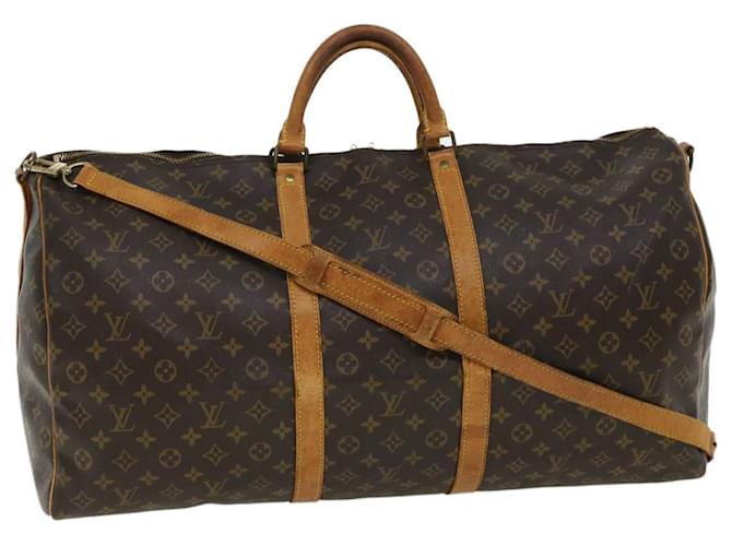 Louis Vuitton Monogram Keepall Bandouliere 60 Boston Bag M.41412 LV Auth nh744 Leinwand  ref.648621