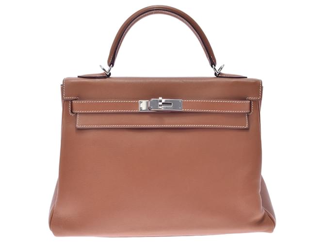 Hermès hermes kelly Brown Leather  ref.648797