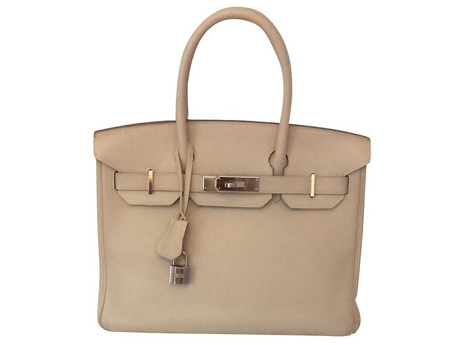 Hermès Birkin 30 Leder Beige