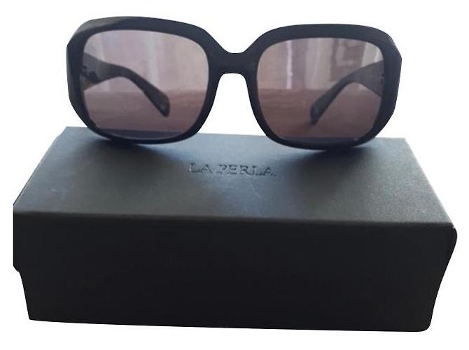 Gafas de sol La Perla negras de plástico Negro