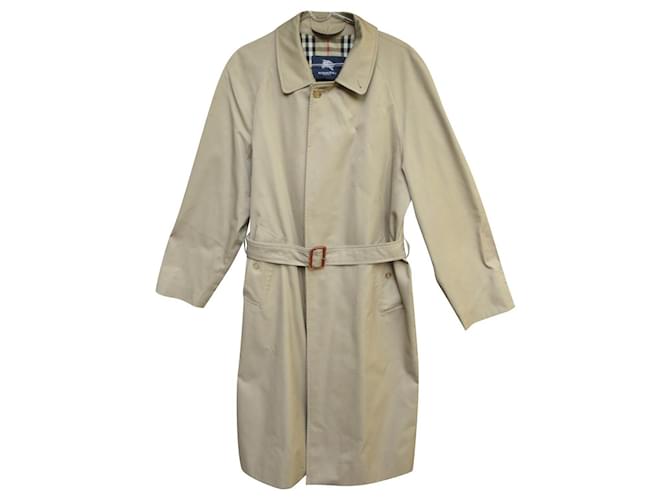 imperméable Burberry taille 48 Coton Polyester Beige  ref.648874