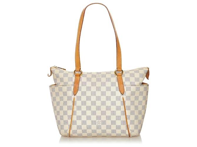 Louis Vuitton Totally PM in Damier Azur Coated Canvas in Good 