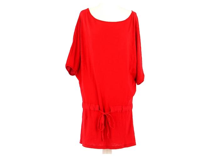 Ba&Sh robe Red Cotton  ref.648996