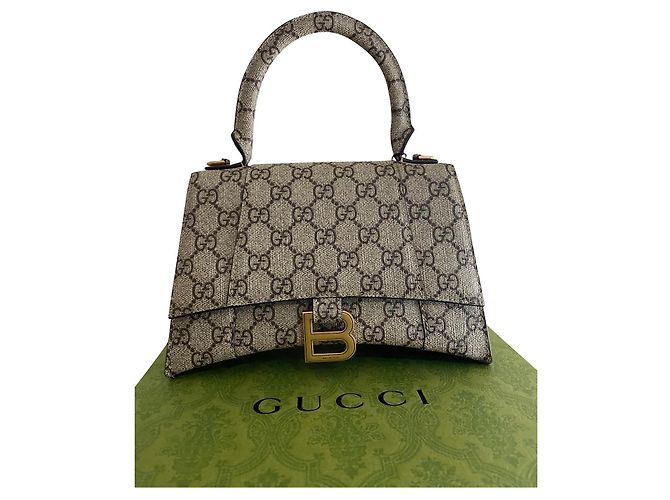 Gucci x Balenciaga Sablier The Hacker Project petit format Beige
