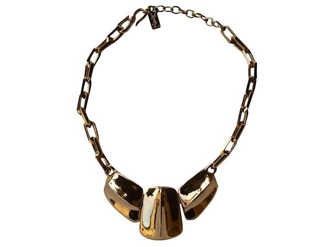 Yves Saint Laurent Necklaces Gold hardware Metal  ref.649359