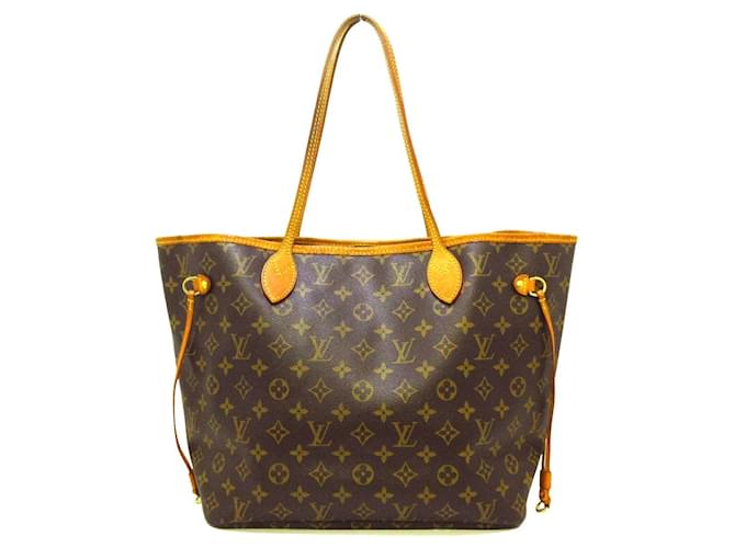 Louis Vuitton Neverfull Brown Cloth  ref.649380