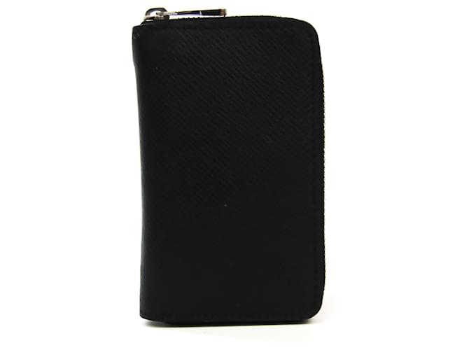 Louis Vuitton Zippy Wallet Vertical Black Leather  ref.649589