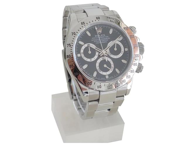 Reloj Rolex Daytona Plata Acero  ref.649896