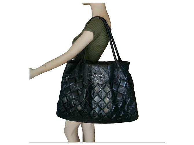 CHANEL Bolsa Maxi Preto