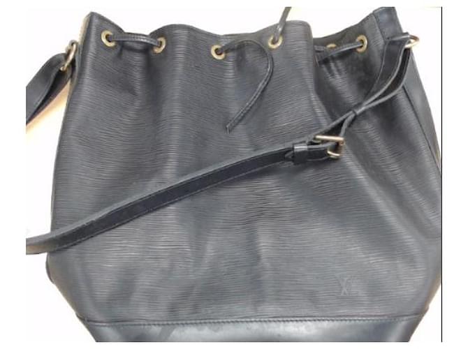 Louis Vuitton Black Epi Noe Leather  ref.650615