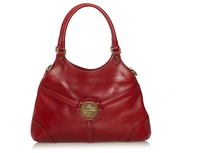 Gucci Double-sided Leather Shoulder Bag