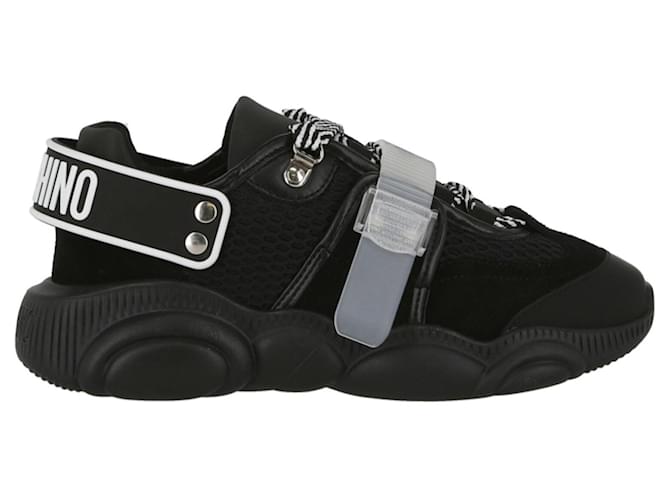 Moschino Roller Skates Teddy Sneakers Black  ref.650797