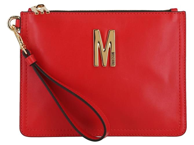 Moschino Top wrist top zip Pouch