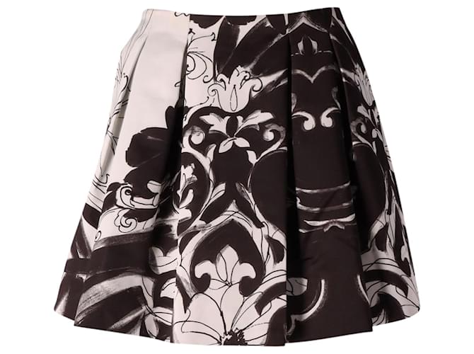 Minifalda plisada Alice + Olivia en poliéster negro  ref.650905