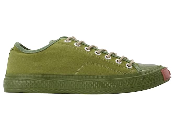 Acne Ballow Soft Tumbled Tag M in Green Canvas Cloth  ref.650946