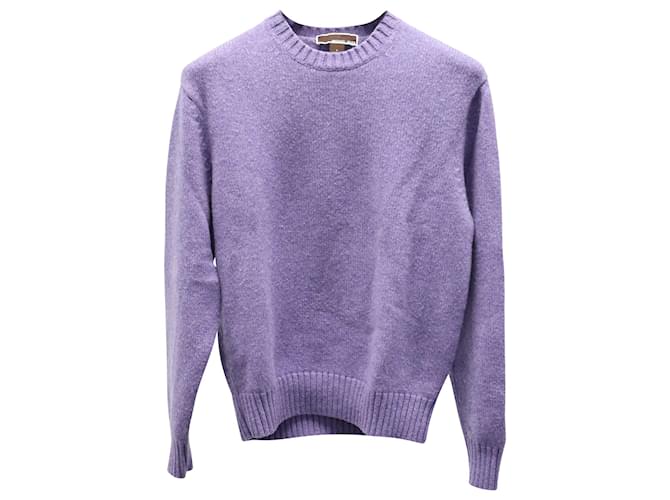 Michael Kors Crewneck Sweater in Purple Wool  ref.650992
