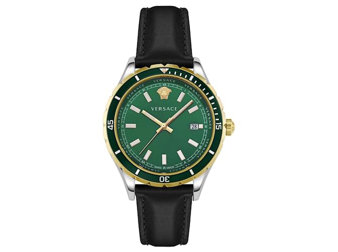 Versace Hellenyium Strap Watch Metálico  ref.651254
