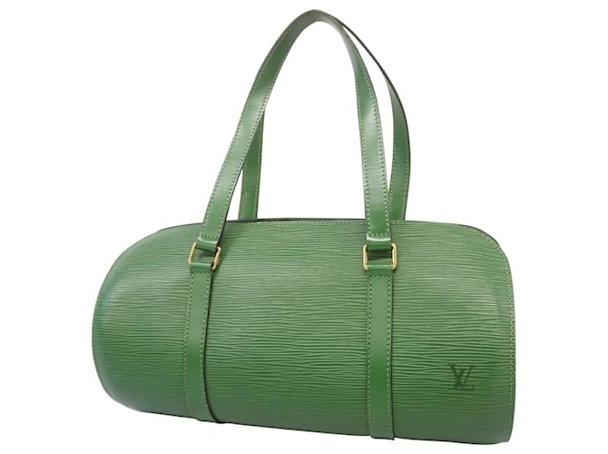 Louis Vuitton Soufflot Green Leather ref.612644 - Joli Closet