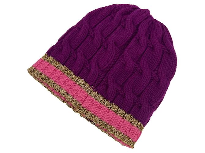 Gucci Hats Purple Wool  ref.651393