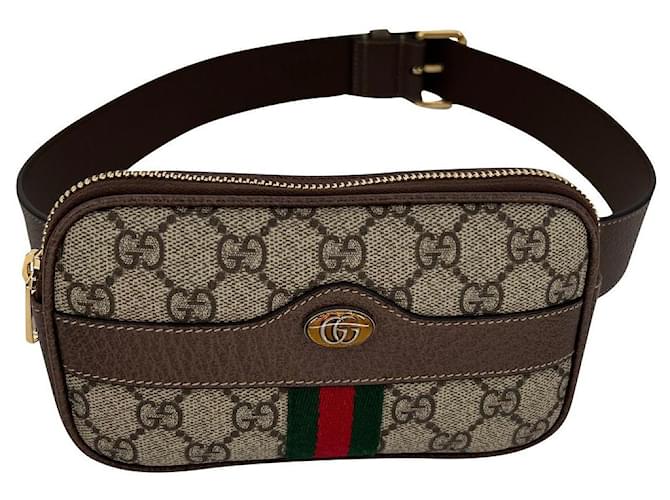 Gucci Handbags Brown Leather  ref.651435