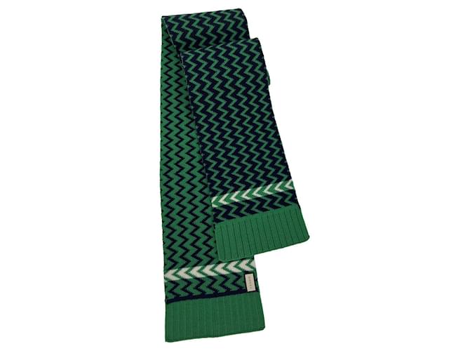 Gucci Scarves Green Wool  ref.651447