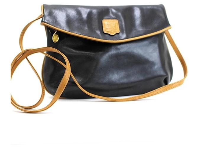 Céline Triomphe Black Leather  ref.651730