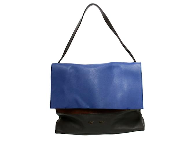 Céline All soft Blue Leather  ref.651797