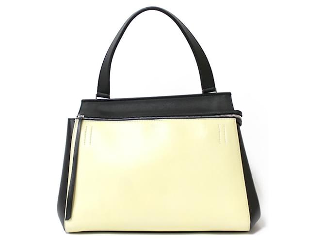 Céline Edge Black Leather  ref.651799