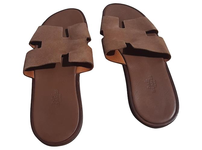 Hermès Men Sandals Pony-style calfskin  ref.651803
