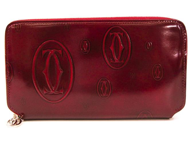 Cartier Happy birthday Red Leather  ref.651825