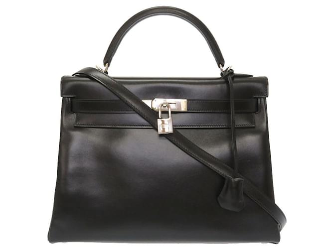 Hermès Kelly Black Leather  ref.651976