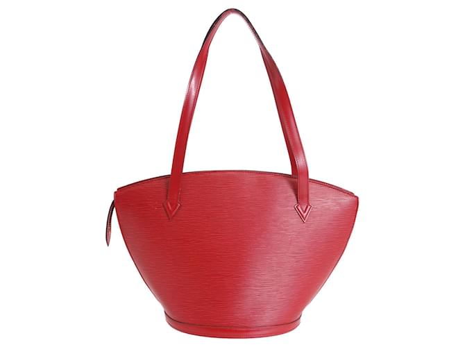 Louis Vuitton Saint-Jacques Shopping Red Leather  ref.651984