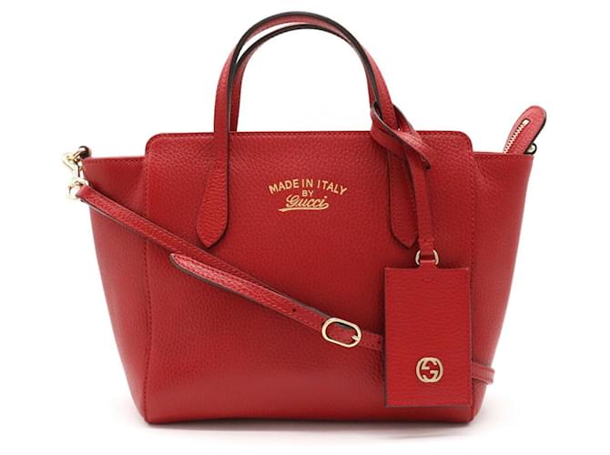 Gucci Swing Red Leather  ref.651999