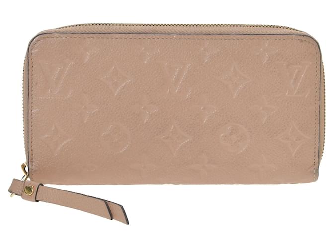 Louis Vuitton Zippy Wallet Flesh Leather  ref.652022