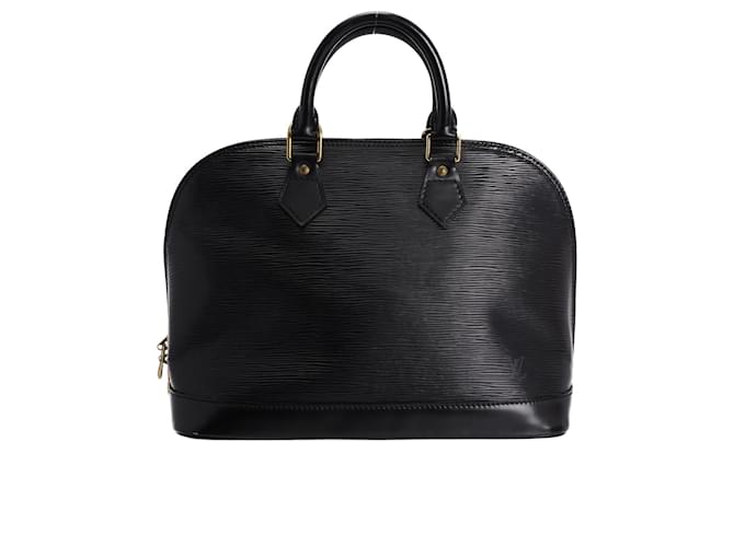Louis Vuitton Alma PM Black Leather  ref.652026