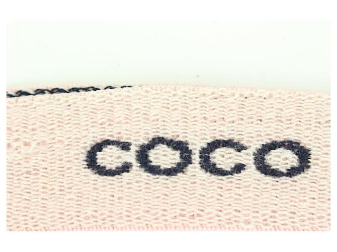 Chanel Baby Pink x Navy CC Logo Coco Headband Gym   ref.652030