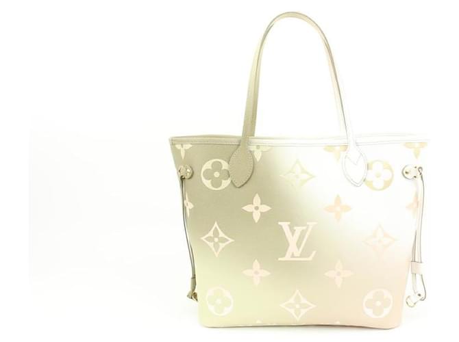 Louis Vuitton Monogram Sunset Khaki Neverfull MM Tote Bag Leather  ref.652031 - Joli Closet