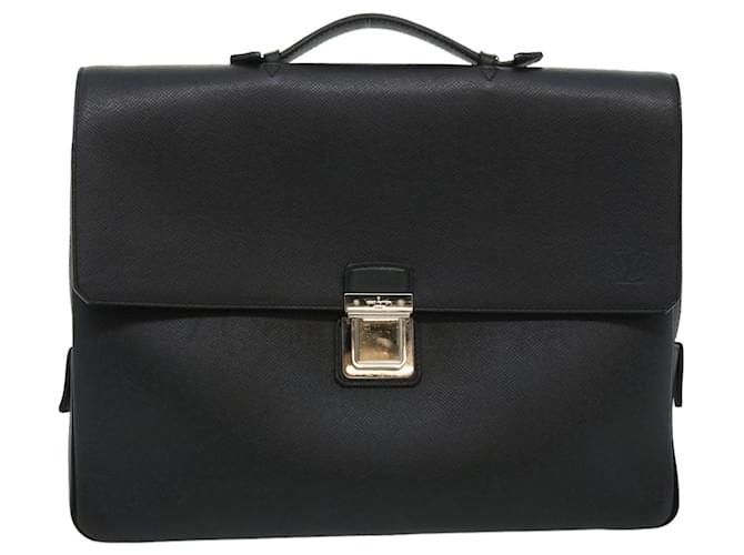 Louis Vuitton Vasili Black Leather  ref.652079