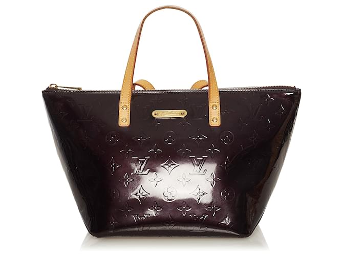 Louis Vuitton Purple Vernis Bellevue PM Leather Patent leather  ref.652160