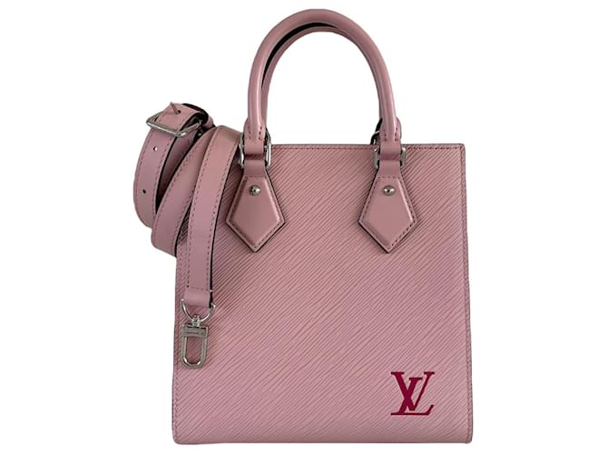 Louis Vuitton Sac plat rose ballerine epi crossbody Rosa Couro  ref.652711